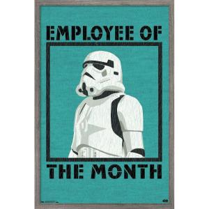 imageTrends International Star Wars Saga  Employee Of The Month Wall Poster 22375quot x 34quot Premium Unframed VersionBarnwood Framed Version