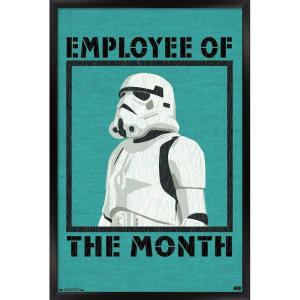 imageTrends International Star Wars Saga  Employee Of The Month Wall Poster 22375quot x 34quot Premium Unframed VersionBlack Framed Version