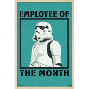 imageTrends International Star Wars Saga  Employee Of The Month Wall Poster 22375quot x 34quot Premium Unframed VersionBlonde Framed Version