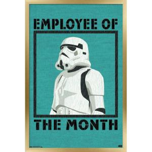 imageTrends International Star Wars Saga  Employee Of The Month Wall Poster 22375quot x 34quot Premium Unframed VersionGold Framed Version