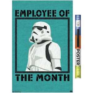 imageTrends International Star Wars Saga  Employee Of The Month Wall Poster 22375quot x 34quot Premium Unframed VersionPoster  Clip Bundle