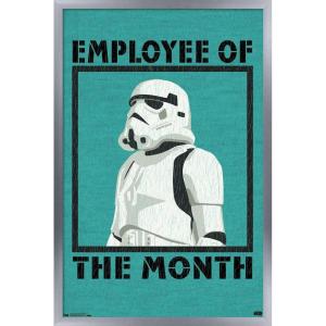 imageTrends International Star Wars Saga  Employee Of The Month Wall Poster 22375quot x 34quot Premium Unframed VersionSilver Framed Version