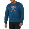 imageAmazon Essentials Disney  Marvel  Star Wars Mens Fleece Crewneck SweatshirtMarvel Black Panther