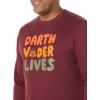imageAmazon Essentials Disney  Marvel  Star Wars Mens Fleece Crewneck SweatshirtStar Wars Vader Lives
