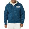 imageAmazon Essentials Disney  Marvel  Star Wars Mens SherpaLined FullZip Hoodie SweatshirtsStar Wars Logo Ships