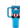 imageBioworld Star Wars Mandalorian Mythosaur Skull Bounty Hunter Logo 40 Oz Silver Stainless Steel TumblerCaptain America Costume  Shield