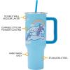 imageBioworld Star Wars Mandalorian Mythosaur Skull Bounty Hunter Logo 40 Oz Silver Stainless Steel TumblerCinnamoroll Unicorn Balloon