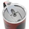 imageBioworld Star Wars Mandalorian Mythosaur Skull Bounty Hunter Logo 40 Oz Silver Stainless Steel TumblerDeadpool Nerdin