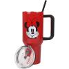 imageBioworld Star Wars Mandalorian Mythosaur Skull Bounty Hunter Logo 40 Oz Silver Stainless Steel TumblerDisney Classic Minnie Red