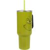 imageBioworld Star Wars Mandalorian Mythosaur Skull Bounty Hunter Logo 40 Oz Silver Stainless Steel TumblerGrinch Grinning Face