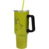imageBioworld Star Wars Mandalorian Mythosaur Skull Bounty Hunter Logo 40 Oz Silver Stainless Steel TumblerGrinch Grinning Face