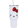 imageBioworld Star Wars Mandalorian Mythosaur Skull Bounty Hunter Logo 40 Oz Silver Stainless Steel TumblerHello Kitty Face