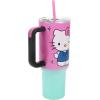 imageBioworld Star Wars Mandalorian Mythosaur Skull Bounty Hunter Logo 40 Oz Silver Stainless Steel TumblerHello Kitty Never Lose Your Spark