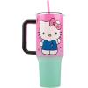 imageBioworld Star Wars Mandalorian Mythosaur Skull Bounty Hunter Logo 40 Oz Silver Stainless Steel TumblerHello Kitty Never Lose Your Spark