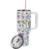 imageBioworld Star Wars Mandalorian Mythosaur Skull Bounty Hunter Logo 40 Oz Silver Stainless Steel TumblerHello Kitty White
