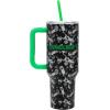 imageBioworld Star Wars Mandalorian Mythosaur Skull Bounty Hunter Logo 40 Oz Silver Stainless Steel TumblerMinecraft Creeper  TNT Blue