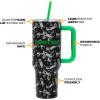 imageBioworld Star Wars Mandalorian Mythosaur Skull Bounty Hunter Logo 40 Oz Silver Stainless Steel TumblerMinecraft Creeper  TNT Blue