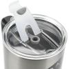 imageBioworld Star Wars Mandalorian Mythosaur Skull Bounty Hunter Logo 40 Oz Silver Stainless Steel TumblerMythosaur Skull