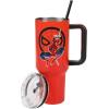imageBioworld Star Wars Mandalorian Mythosaur Skull Bounty Hunter Logo 40 Oz Silver Stainless Steel TumblerSpider Man Swinging