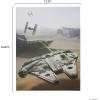 imageDisney Star Wars Death Star Gallery Wrapped Canvas Wall Decor  Detailed Death Star Wall Art for Man Cave or Movie RoomBeige
