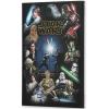imageDisney Star Wars Death Star Gallery Wrapped Canvas Wall Decor  Detailed Death Star Wall Art for Man Cave or Movie RoomBlackBlue