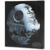 imageDisney Star Wars Death Star Gallery Wrapped Canvas Wall Decor  Detailed Death Star Wall Art for Man Cave or Movie RoomBlackWhite