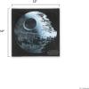 imageDisney Star Wars Death Star Gallery Wrapped Canvas Wall Decor  Detailed Death Star Wall Art for Man Cave or Movie RoomBlackWhite