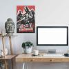 imageDisney Star Wars Death Star Gallery Wrapped Canvas Wall Decor  Detailed Death Star Wall Art for Man Cave or Movie RoomRed