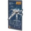 imageDisney Star Wars Droids Escape from Tattooine Embossed Metal Sign  Retro R2D2 and C3PO Wall Sign for HomeBlueOrange