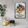 imageDisney Star Wars Droids Escape from Tattooine Embossed Metal Sign  Retro R2D2 and C3PO Wall Sign for HomeBrown