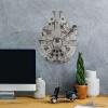 imageDisney Star Wars Droids Escape from Tattooine Embossed Metal Sign  Retro R2D2 and C3PO Wall Sign for HomeGray