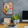 imageDisney Star Wars Droids Escape from Tattooine Embossed Metal Sign  Retro R2D2 and C3PO Wall Sign for HomeOrange