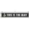 imageDisney Star Wars Droids Escape from Tattooine Embossed Metal Sign  Retro R2D2 and C3PO Wall Sign for HomeSilver