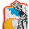 imageDisney Star Wars Droids Escape from Tattooine Embossed Metal Sign  Retro R2D2 and C3PO Wall Sign for HomeWhite
