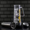 imageJoyJolt Star Wars Cold Brew Coffee Maker 32oz1L Cold Coffee Brewer and Infuser Filter Glass Iced Coffee Maker Ice Tea Maker Cold Brew Pitcher Star Wars Gift and Star Wars Kitchen Accessories