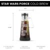 imageJoyJolt Star Wars Cold Brew Coffee Maker 32oz1L Cold Coffee Brewer and Infuser Filter Glass Iced Coffee Maker Ice Tea Maker Cold Brew Pitcher Star Wars Gift and Star Wars Kitchen Accessories