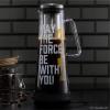 imageJoyJolt Star Wars Cold Brew Coffee Maker 32oz1L Cold Coffee Brewer and Infuser Filter Glass Iced Coffee Maker Ice Tea Maker Cold Brew Pitcher Star Wars Gift and Star Wars Kitchen Accessories