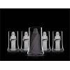 imageJoyJolt Star Wars Merchandise Beware The Darkside Darth Vader Crystal Highball Glasses Set of 2 185oz Star Wars Glass Tumbler Juice Water Glasses Mixed Drink Glasses High Baller Glasses