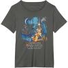 imageStar Wars A New Hope Faded Vintage Retro Poster Disney TShirtAsphalt Grey
