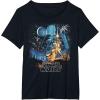 imageStar Wars A New Hope Faded Vintage Retro Poster Disney TShirtBlack