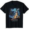 imageStar Wars A New Hope Faded Vintage Retro Poster Disney TShirtBlack