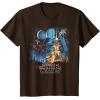 imageStar Wars A New Hope Faded Vintage Retro Poster Disney TShirtBrown