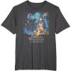 imageStar Wars A New Hope Faded Vintage Retro Poster Disney TShirtDark Heather Grey
