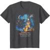 imageStar Wars A New Hope Faded Vintage Retro Poster Disney TShirtDark Heather Grey