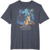 imageStar Wars A New Hope Faded Vintage Retro Poster Disney TShirtHeather Blue