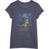 imageStar Wars A New Hope Faded Vintage Retro Poster Disney TShirtHeather Blue