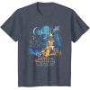 imageStar Wars A New Hope Faded Vintage Retro Poster Disney TShirtHeather Blue