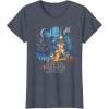 imageStar Wars A New Hope Faded Vintage Retro Poster Disney TShirtHeather Blue