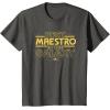 imageStar Wars Best Maestro in the Galaxy Teacher Gift Spanish TShirtAsphalt Grey