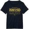 imageStar Wars Best Maestro in the Galaxy Teacher Gift Spanish TShirtBlack